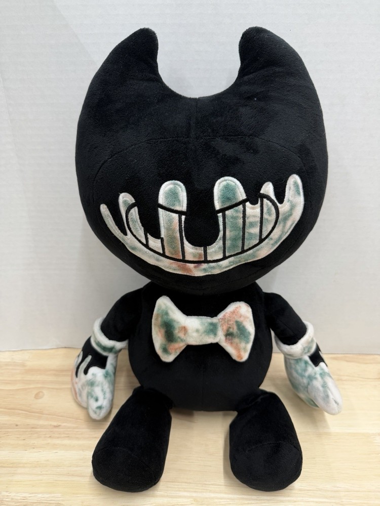 Bendy Ink Demon Jumbo Plush 19” Ink-Stained Bendy Ink Machine PhatMojo – Rare!