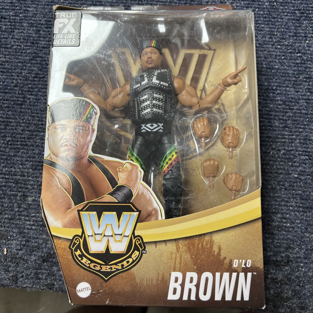 WWE Elite Collection D’lo Brown Action Figure Legends Mattel Series 19 FREE SHIP