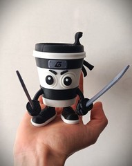 Cappuccino Assassino – Figurine Toy Articulated Italian Brainrot Kids & Adults