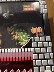 Super Mario Bros Mario vs Bowser 2 Pack Pixel Figure World of Nintendo