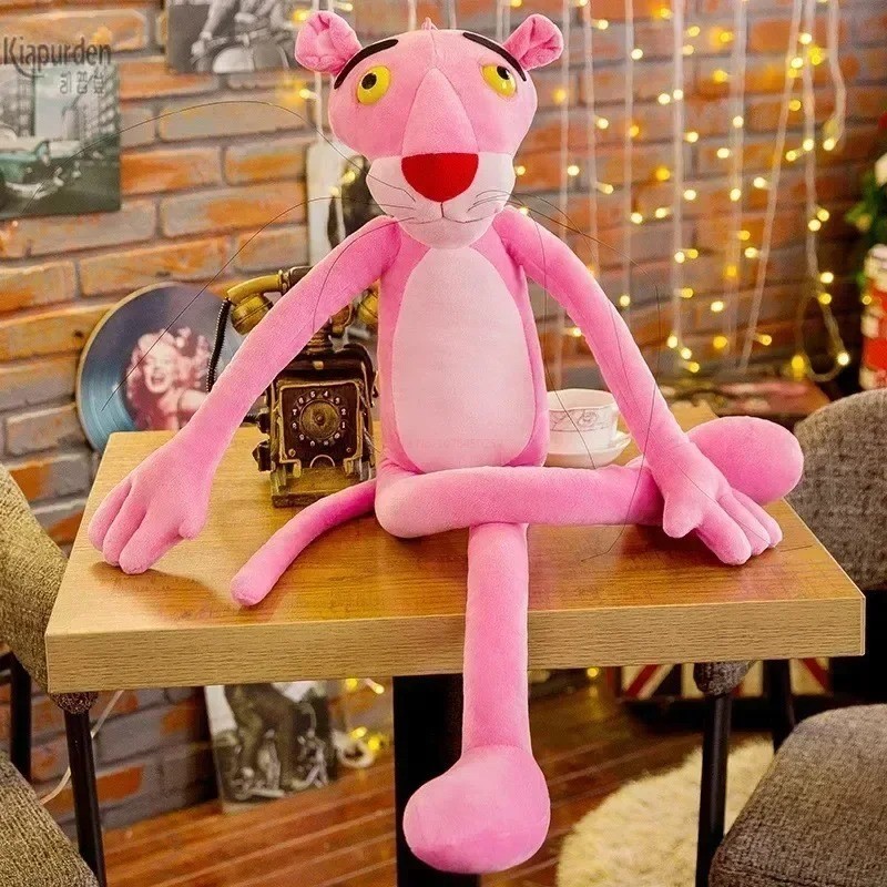 Disney Pink Panther Plush Toy Soft Stuffed Animal Doll Cute Gift for Kids