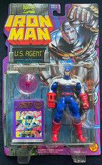 US AGENT Action Figure 1996 IRON MAN Captain America Avengers U.S. united states