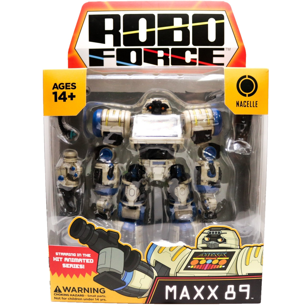 Robo Force 9″ Action Figure “Maxx 89” by Nacelle Ages 14+ * New See Description*