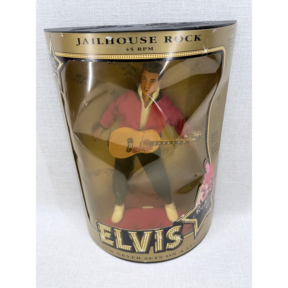 Hasbro Elvis Presley Jailhouse Rock 45 RPM 12″ Collector Figure New In Box