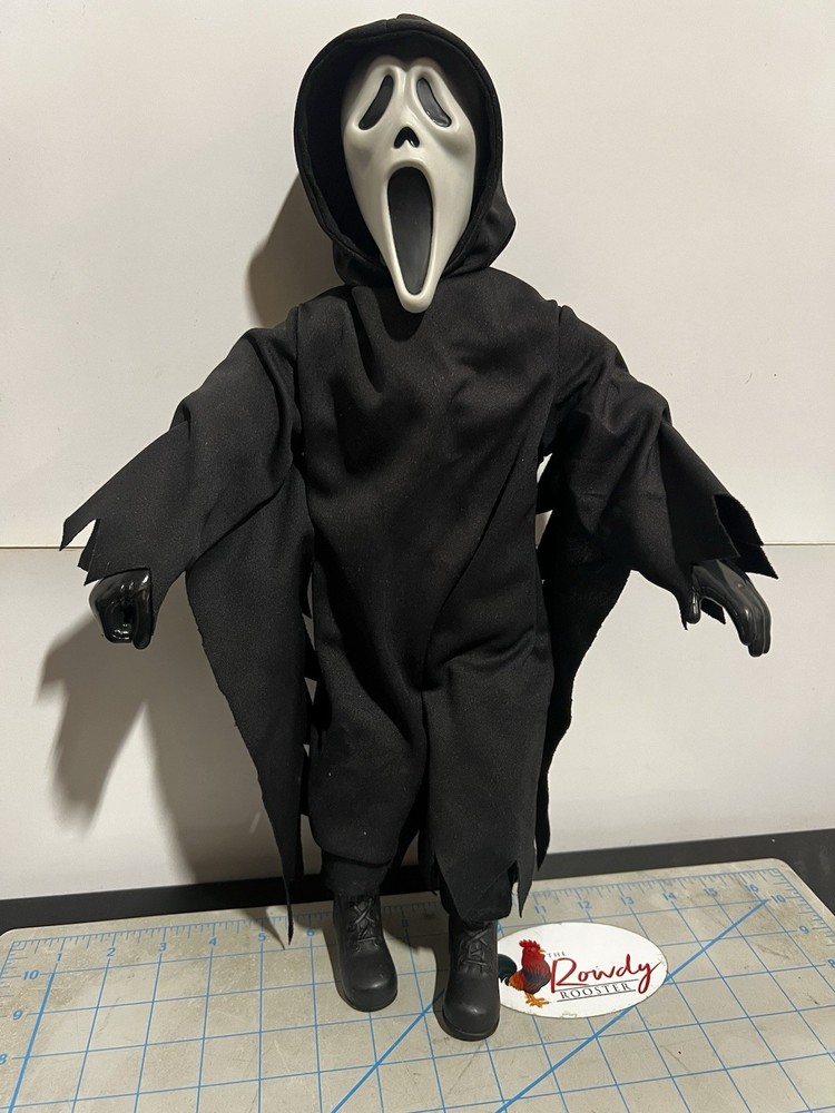 Vtg 1997 Ghostface 18″ Plush Doll Scream Movie Spencer Gifts RARE ~ Not Working