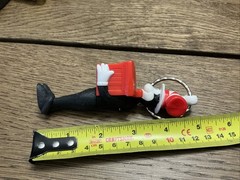 Dr. Seuss Cat in the Hat Keychain Keyring 5 Inches