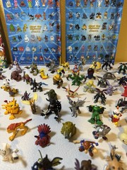 HUGE Vintage 200 Digimon Figure Lot ~ Official Bandai Toy Collection