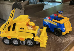 Paw Patrol My Size 33″ Lookout Tower Tested 4 Figures 6 Vehicles Works Clean