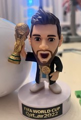 Zuru FIFA Ballers Ultra Rare Lionel Messi World Cup Trophy ULTRA RARE!!!