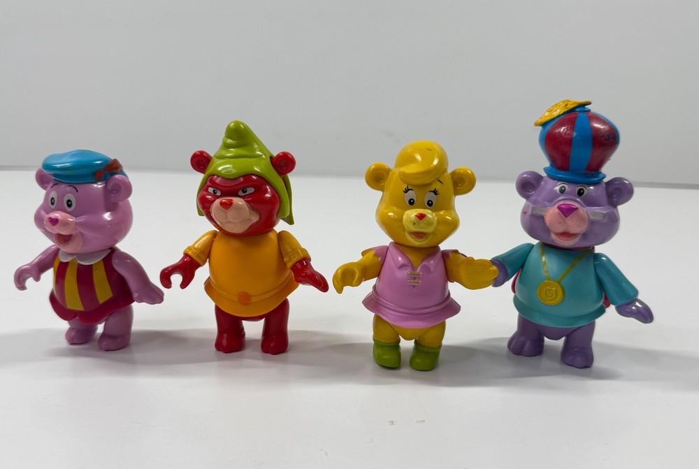 Vintage Fisher Price Gummi Bears Action Figure Poseable Lot 1985 Disney