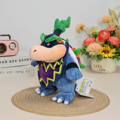 Wonder Bowser Jr Super Mario Bros Wonder Dark Bowser Plush Toy Stuffed Doll 8″
