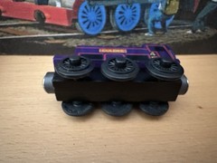 1996 Learning Curve Britt Allcroft Wooden Thomas Train Two Faced Culdee!