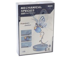 Robotime ROKR Butterfly DIY Mechanical 3D Puzzle (Blue) [ROEMI05B]