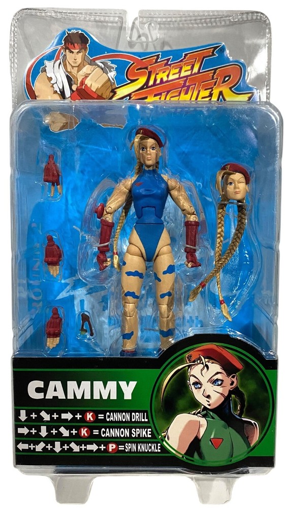 SOTA Toys Cammy Street Fighter Round 2 Action Figure NEW Chase Blue Variant NICE
