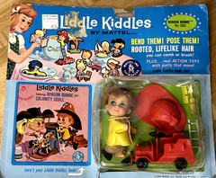 RARE Vintage Sealed Liddle Kiddles Mattel Bunson Bernie 3501 Firefighter 1965