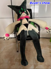 59in Anime 1:1 Giant Meowscarada Plush Doll Stuffed Toys Cosplay Plushie Gift
