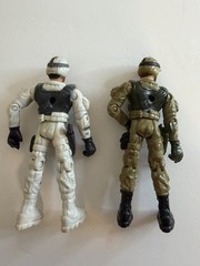 Vintage Lot Of 10 Lanard The Corps 4” Posable Military Action Figures Pre-Owned