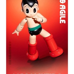 1PCS New GONG X Pop Mart Astro Boy (Mighty Atom) Alloy Action Figure Model in S
