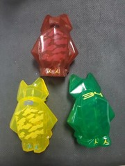 Super7 Air Jordan Green Red Yellow Figures *no Box*