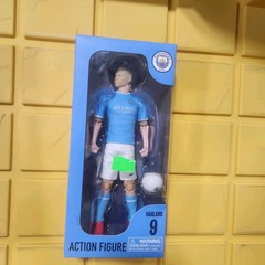 Banbo Toys SOCKERS Manchester City Haaland 8″ Collectible Soccer Action Fig H41