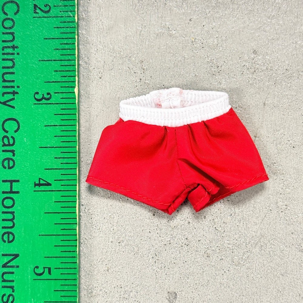 BW-BK-RST: 1/12 Fabric Red Shorts for Storm Arena Baki Hanma Figure