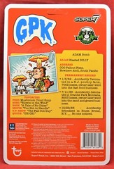 Unpunched Super7 ReAction Garbage Pail Kids GPK Adam Bomb Red Figure Blue Card