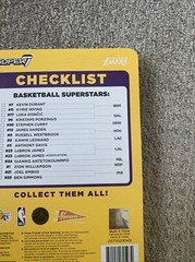 LeBRON JAMES Los Angeles Lakers #23 Super7 Action Figure Home Uniform WAVE 2 NBA