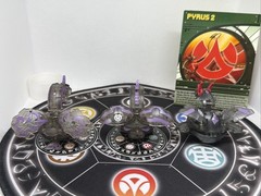 Bakugan Darkus Translucent Dragonoid Neo Apollonir Dan Set VHTF