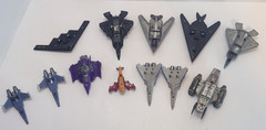 Die-cast And Plastic Plane Lot Of 12, Fighter, Starwars, Disney, Mattel, Buzz