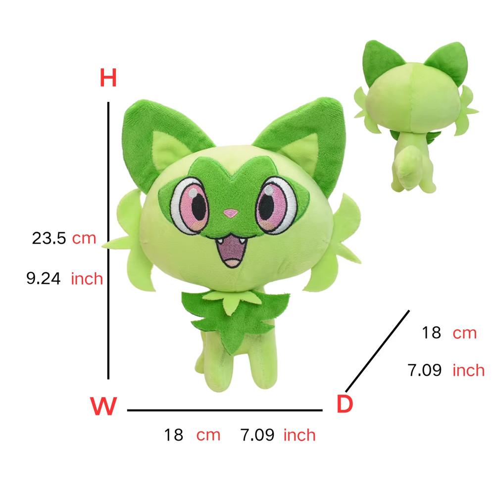Floragato Sprigatito Meowscarada Plush Toy Anime Figure Stuffed Gift