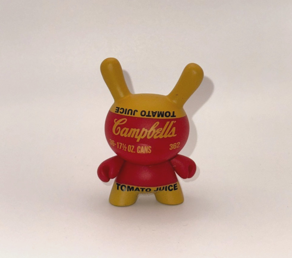 Kidrobot Andy Warhol Campbell’s Tomato Juice Series 2 3″ Dunny 3/24 *READ DESC*