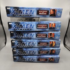 ToyBiz 2000 X-Men The Movie Series 2 Silver Complete Set Of 6 / New / Read