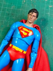 1/10 Superman Christopher Reeve head for mcfarlane toys shipped within 7 Day