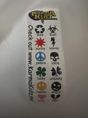 VTG Karma Kidz Angry Mini Action Figure Green Capsule Toy Miniature W/ Inserts