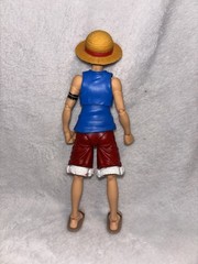 Custom Painted Sh Figuarts Luffy Impel Down With Bonus Face From Dracule Mihawk