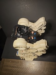 1993 GI JOE ARAH STAR BRIGADE ARMOR-BOT Legs Bottom Lower Wheels Parts Rare TOY