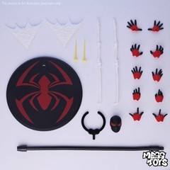 US!! Mess Toys Symbiote Parker Venom Black Red Spider-man Action Figure Box Gift