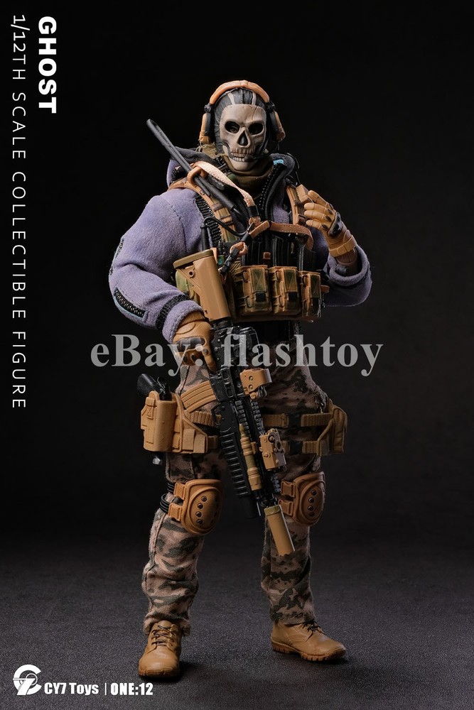 Presale CY7-TOYS 1/12 The Ghost Male Soldier 6″ Collectible Action Figure Model