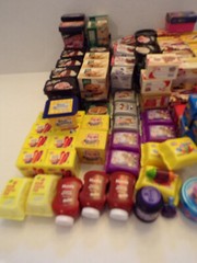 Shopkins Real Littles Branded Food~1″ Miniature~10 Random Pieces~Box Happy Face