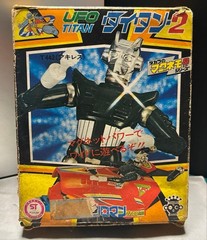 Takara Microman UFO Titan 2 Vintage Showa Parts Missing Box Damage Japan