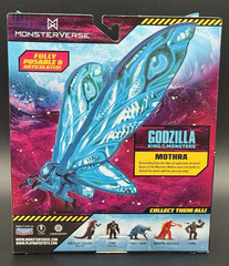 MonsterVerse Godzilla Figure Set of 3 Titanus Scylla, Mothra & Ion Dragon NIB