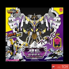 Jurassic Cops ZETSAURUS Coa Zetcoa Dino Core Jet Plane Transforming Robot Toy