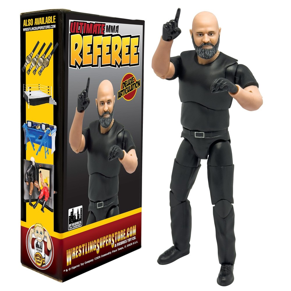 Ultimate MMA Referee with Deluxe Articulation for Mixed Martial Arts Action F…