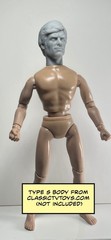 TV Holy Moley Man Action Figure Head 1:9 or 1:6 Mego