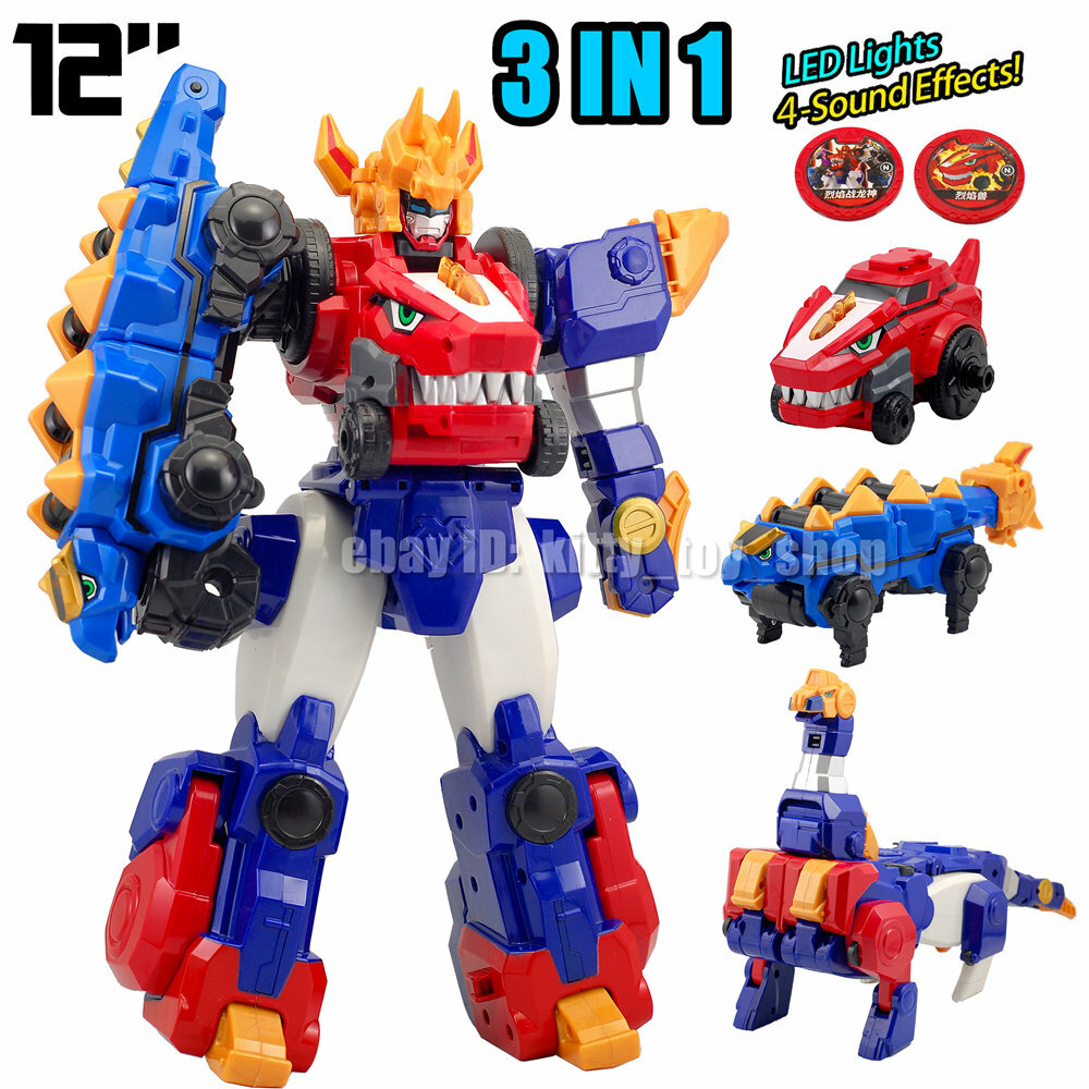 Dino Core Ultra D-Buster Tyranno Figure Dinosaur Toys Transform Robot Combiner