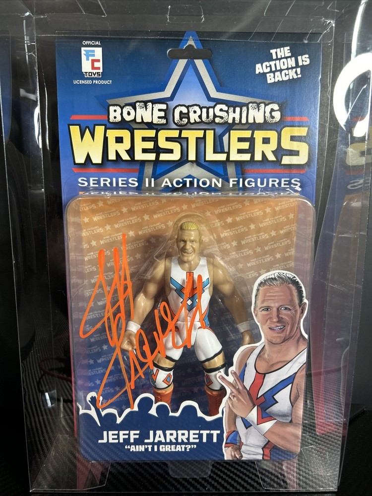 FC Toys Bone Crushing Wrestlers Signed Jeff Jarrett