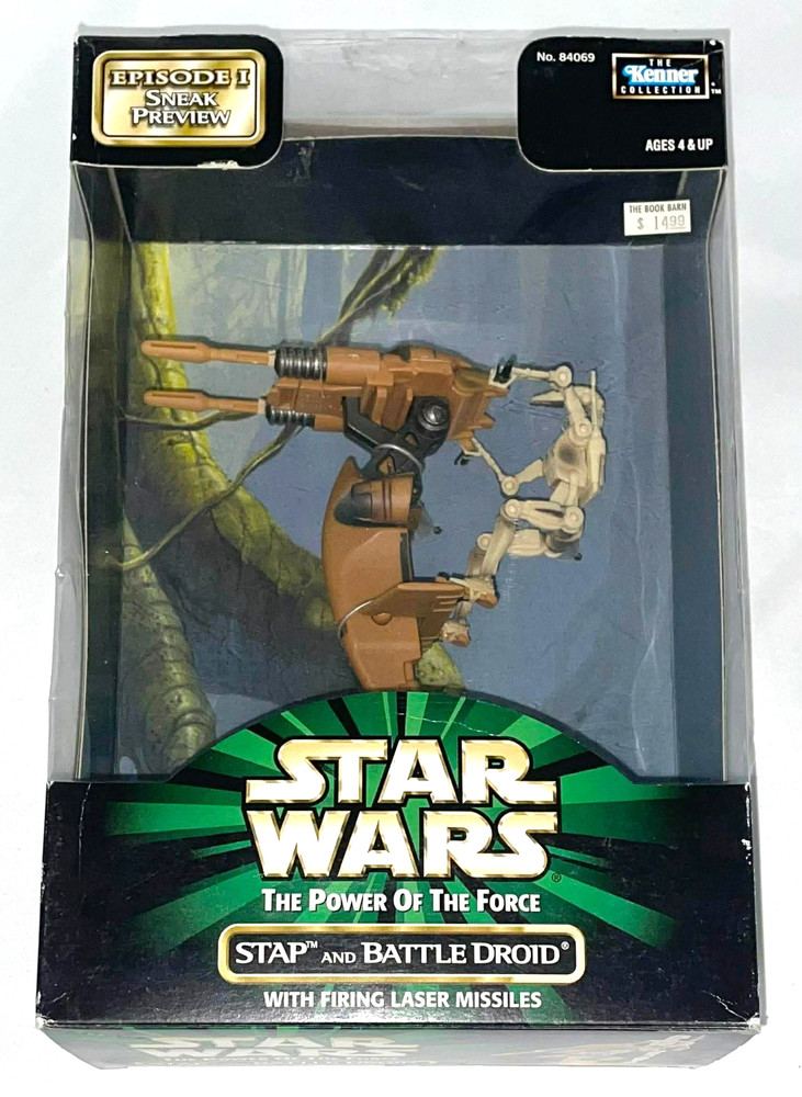 1998 STAR WARS POTF2 Episode 1 Sneak Preview STAP as seen in Mandalorian & Grogu