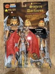 Lightning Comics Sisters of Darkness PLATINUM LETHA Figure 6″ new