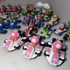 HUGE Super Mario 57 Pc Lot Figures & Racers Mario Luigi Nintendo