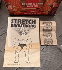 DEADSTOCK 1976 KENNER ORIGINAL STRETCH ARMSTRONG ACTION TOY ~ NEW w/BOX ~ $2,900